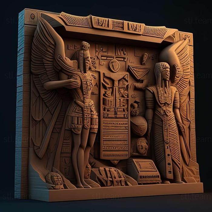 3D model Egyptian Prophecy The Fate of Ramses game (STL)